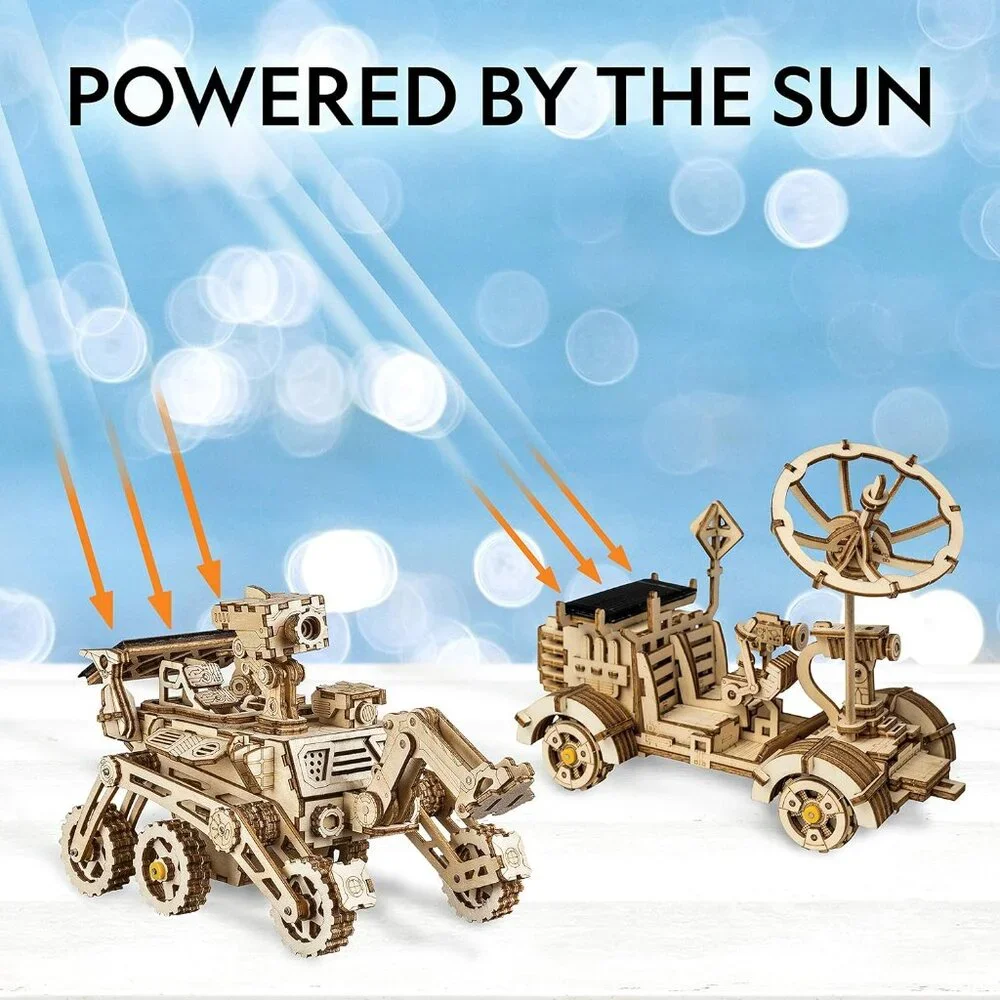 NEW NATIONAL GEOGRAPHIC Solar Model Kit Wooden 3D Puzzle Models NASA Space Explo
